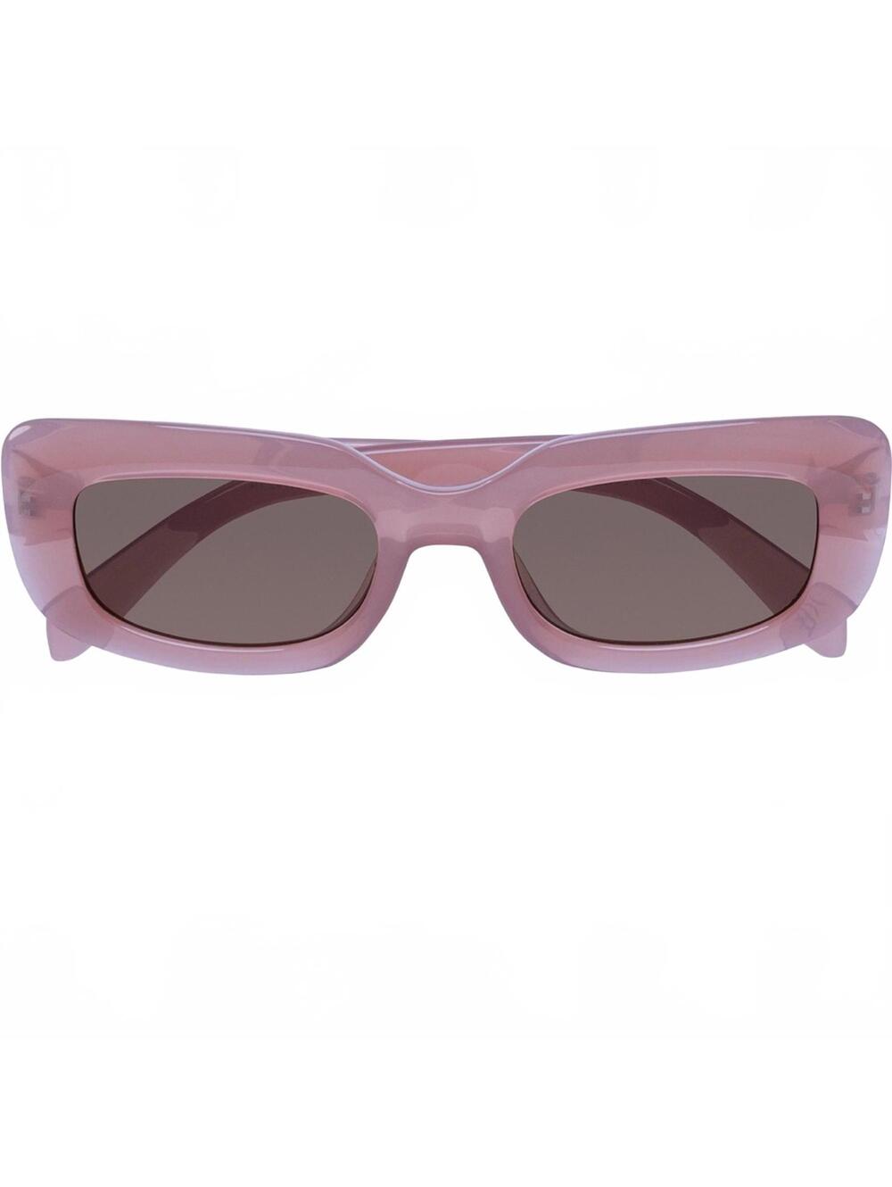 AIRE Orbit 54mm Unisex Rectangular Sunglasses Fawn 50-21-135 NWT